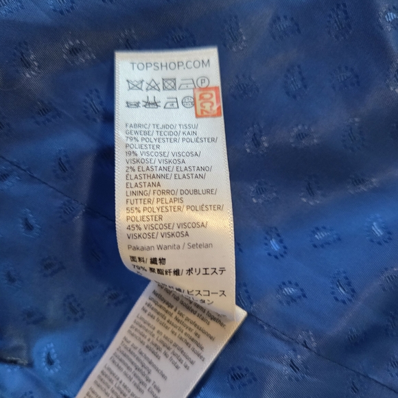 Blue Topshop Blazer - Picture 5 of 6